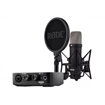 RØDE NT1 Signature Melns + AI-1 Studio Kit MK2 - komplekts studijai