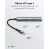 Goobay Slim 4-Port USB-Hub USB-C uz/USB-A 5 Gbit/s - -Plug> 1x (76562)