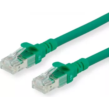 Roline - komutācijas kabelis - RJ-45 (V) uz RJ-45 (V) - 3 m - SFTP, PiMF - CAT 6 - bez halogēna, liets, vīts - zaļš