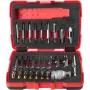 Skrūvju izvilcēja komplekts ks tools 150 1/4 collas 10 mm 34 gab. bojātām un noapaļotām skrūvēm