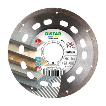 Dimanta griešanas disks Distar 230 mm — modelis 11115421009 betonam un asfaltam