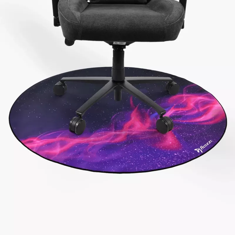 Grīdas aizsargpaklājiņš Arozzi Zona Round Floor Pad — violeta Galaxy (apaļš aizsargpaklājiņš krēsliem un mēbelēm)