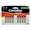 Sārma baterijas CAMELION AA LR6 Plus — 8 iepakojumā, AA (LR6)