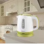 Feel-Maestro MR013 zaļš elektriskais tējkanna 1 L 1100 W Zaļš, Balts