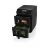 Princess Double Stack gaisa fritieris | 182490 | Jauda 3000 W | Tilpums 11,2 L | Melns