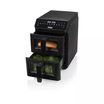 Princess Double Stack gaisa fritieris | 182490 | Jauda 3000 W | Tilpums 11,2 L | Melns