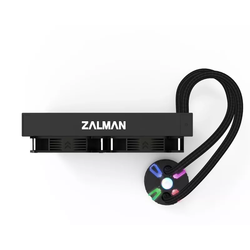 Zalman Reserator5 Z24 ARGB Melns CPU Liquid Cooler 240mm radiators 2 x 120 mm ventilators