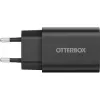 EU sienas stiprinājuma ātrais lādētājs 30 W, melns, USB Power Delivery 3.0, USB-C
