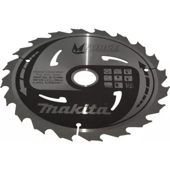 Makita M-Force – ripzāģa asmens – kokam – 235 mm (B-31996)