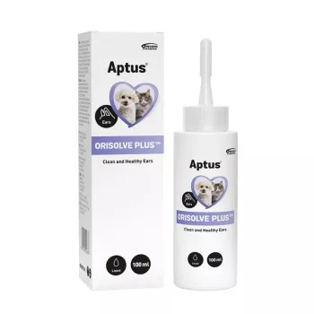 APTUS Orisolve Plus - ausu tīrīšanas šķīdums suņiem un kaķiem – 100 ml