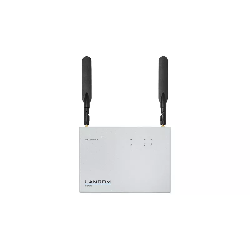 Bezvadu piekļuves punkts Lancom Systems LANCOM IAP-821 — divjoslu 2,4/5 GHz, 867 Mbps, Gigabit Ethernet, PoE, pelēks/balts