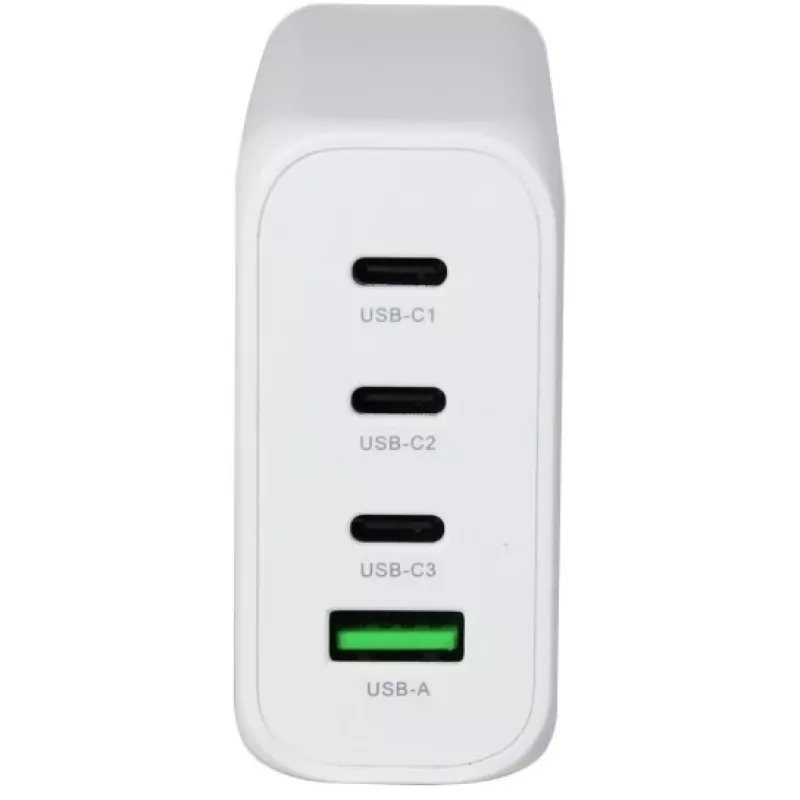 Barošanas bloks ALLNET PSU-GaNPD-USB-1A3C-130W — 130W, 1× USB-A, 3× USB-C