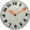 NeXtime pulkstenis 8152 Girl, Ø43 cm, sienas, balts/pelēks/melns/oranžs