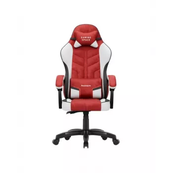 Spēļu krēsls huzaro Force 2.7 Red — ergonomisks sacīkšu stila sēdeklis, regulējami roku balsti, slīpuma un augstuma regulēšana
