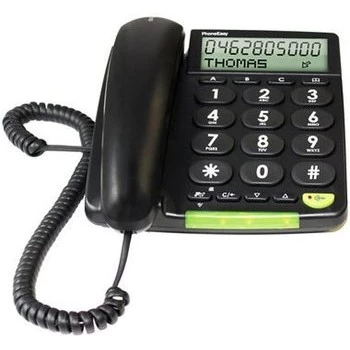 Doro PhoneEasy 312cs vadu tālrunis, melns