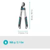 Gardena atzarošanas šķēres EasyCut S pelēks/tirkīzzils 50 cm (12030-88)