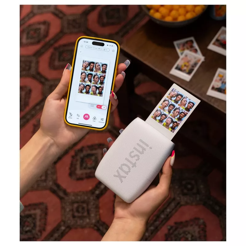Foto printeris Fujifilm Instax Mini Link 3 rozā Bluetooth pārnēsājams momentfoto printeris