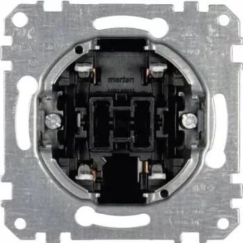 Elektriskais slēdzis 1P Merten MEG3117-0000, 1 pols, 10 A, 250 V, metālisks, IP20