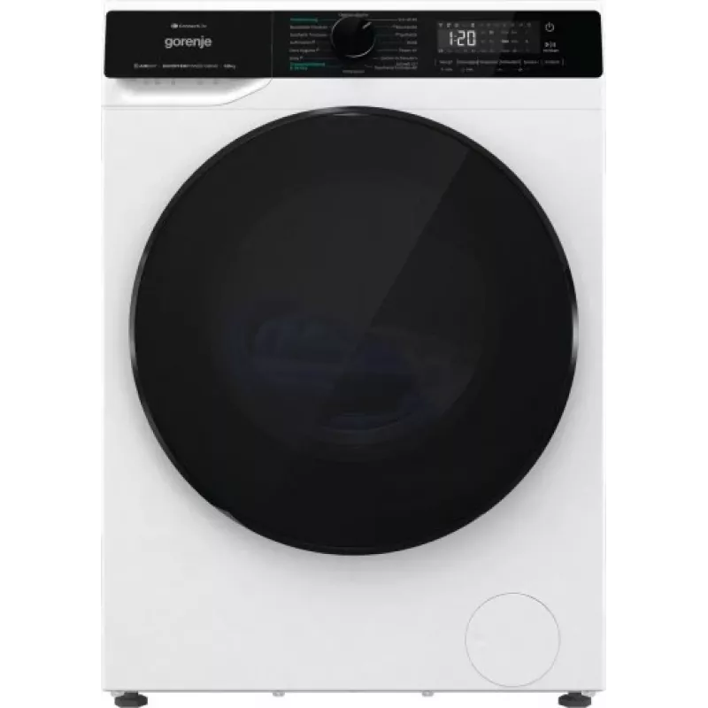 Gorenje WD2PA854ADW/AT veļas mazgājamā mašīna ar žāvētāju Brīvi stāvoša Priekšējā ielāde Balta D
