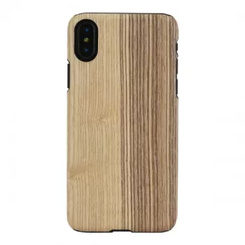 Viedtālruņa maciņš man and wood iPhone X/XS — vintage olīvmelnā krāsā