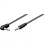 Wentronic Goobay 3,5 mm ligzdas savienojuma kabelis, melns, 1,5 m — 3,5 mm ligzdas spraudnis (3 kontaktu, stereo) > 3,5 mm ligzdas spraudnis (3 kontaktu, stereo) 90° (67784)
