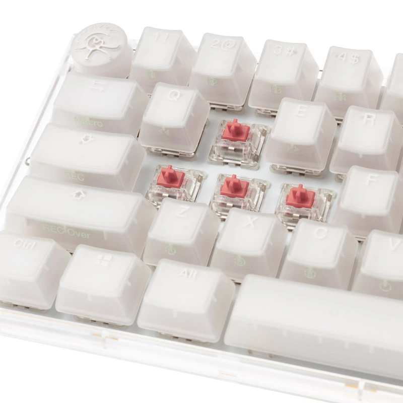 Ducky One 3 Aura White Mini tastatūra Gaming USB QWERTY US International