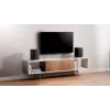 Plauktu skaļruņi Teac BS-60BK LED melni — Bluetooth, 2×90W, RCA, USB, optiskā ieeja, bass-reflex, tālvadības pults