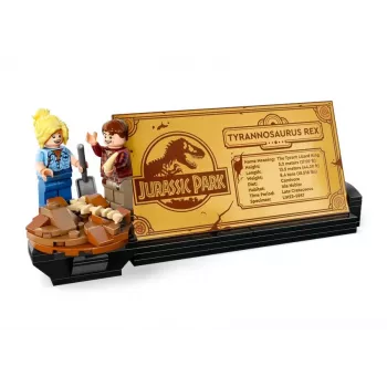 LEGO Dino Skeleti Tyrannosaurus 76968 konstrukciju komplekts – būvējams T. rex skeleta modelis