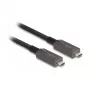 Video kabeļa adapteris DeLOCK 84146 5m USB Type-C melns