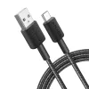 Anker Innovations 322 USB-A uz USB-C kabelis, neilons, 1,8 m, melns - kabelis - digitāls/dati