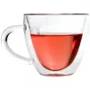 Extralink Home sirds formas mīlestības krūze, divslāņu karstumizturīga stikla krūze 250ml
