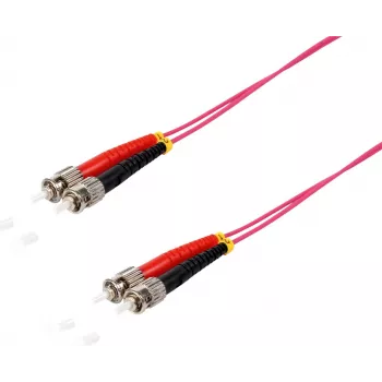Optiskās šķiedras kabelis InfiniBand ShiverPeaks 77902/4 2 m ST violets