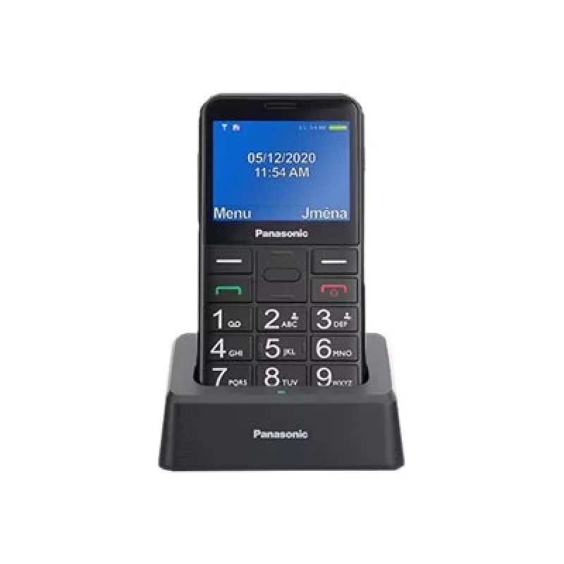 Senior mobilais telefons KX-TU155 melns