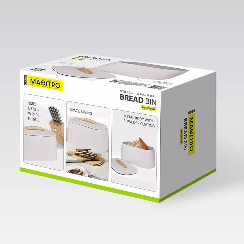 Maizes kaste Maestro MR-1675-BEIGE bēša, maizes uzglabāšanas trauks