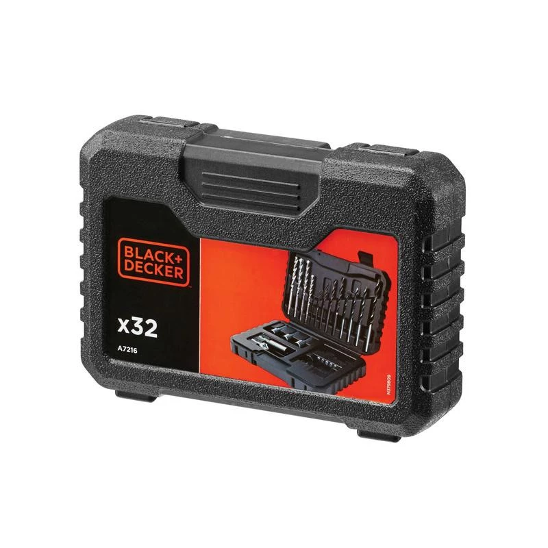 BLACK & DECKER | 32 gabalu urbšanas un skrūvēšanas komplekts | A7216-XJ