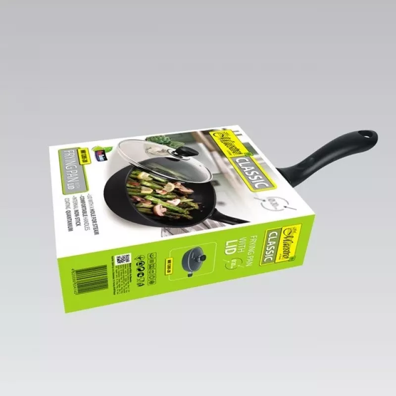 Maestro MR-1205-28 panna ar vāku, 28 cm, melna