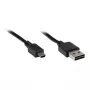 GoodConnections savienojuma kabelis USB 2.0 EASY spraudnis A uz Mini-B spraudni, melns, 1 m