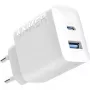 Mobilās ierīces lādētājs Anker A2348G21 — 20 W USB‑C iekštelpu, balts