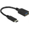Delock USB adapteris - USB Type-A (siev.) uz 24 kontaktu USB-C (vīr.)