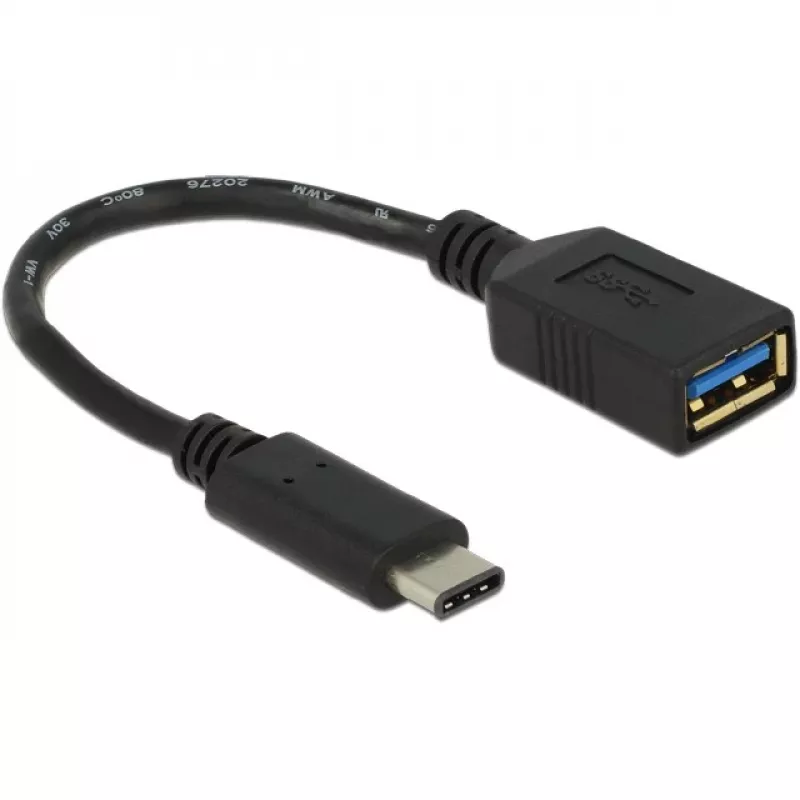 Delock USB adapteris - USB Type-A (siev.) uz 24 kontaktu USB-C (vīr.)