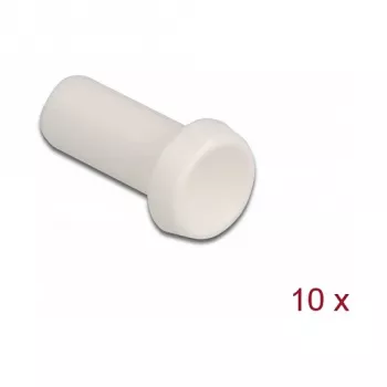 Fiber optic dust cap DeLOCK 86845 10 pieces balta