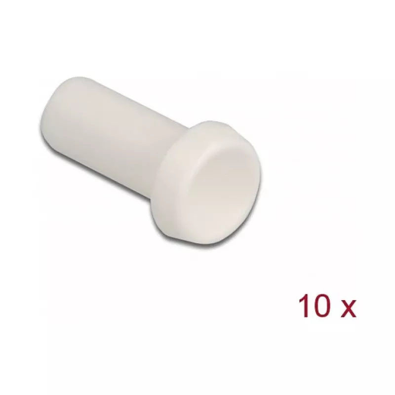 Fiber optic dust cap DeLOCK 86845 10 pieces balta