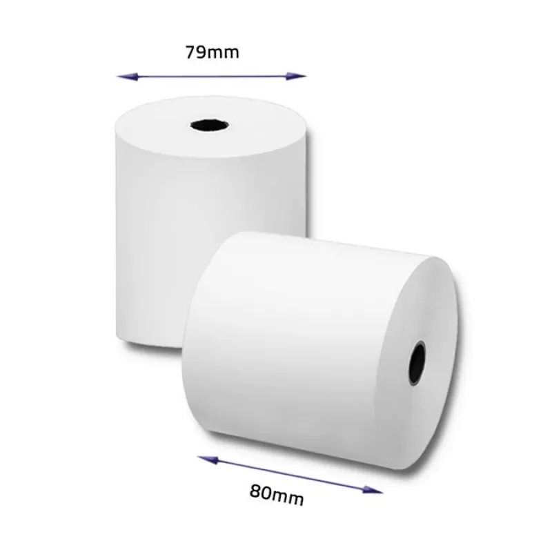 Qoltec 51892 termorullis 80 x 80 | 55 g/m² | 10 gab. | bez BPA