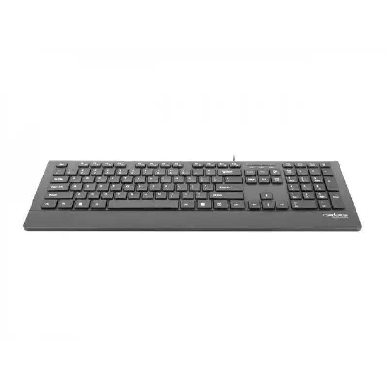 Natec Barracuda - Tastatūra - US - Melna - Tastatūra - ASV angļu - Melna