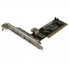LogiLink PC0028 USB 2.0 PCI karte, 4 ārējie + 1 iekšējais ports