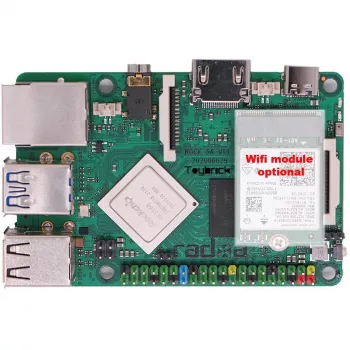 Single Board Computer ALLNET Radxa Rock 3A 2GB RK3568 Quad-core Cortex-A55 2GHz