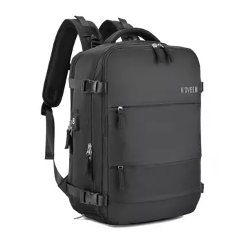 Mugursoma NOVEEN CTB400 unisex 25 L, poliesters, 40×25×20 cm, melna