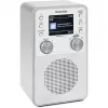 Digitālais radio TECHNISAT DigitRadio 317 Balts — FM un DAB+ uztveršana, kompakts galda dizains