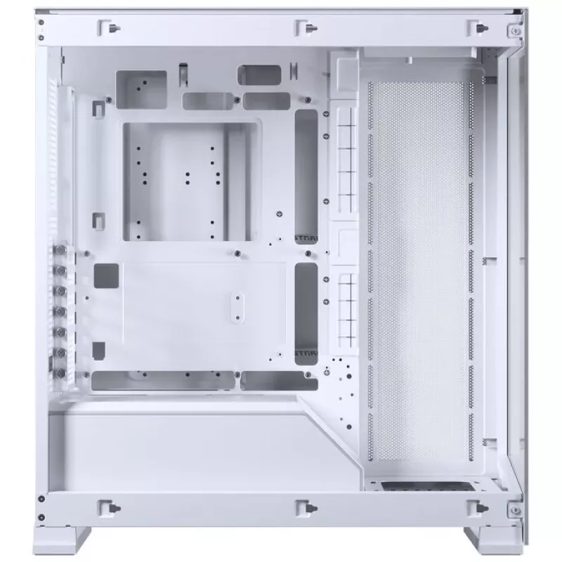 PHANTEKS NV-Series NV5 MK2 ATX korpuss, rūdīts stikls, DRGB - matēti balts + 3 gab. M25 Gen2 PWM D-RGB ventilatoru komplekts ar reverso lāpstiņu + 1x parastais ventilators - 120mm