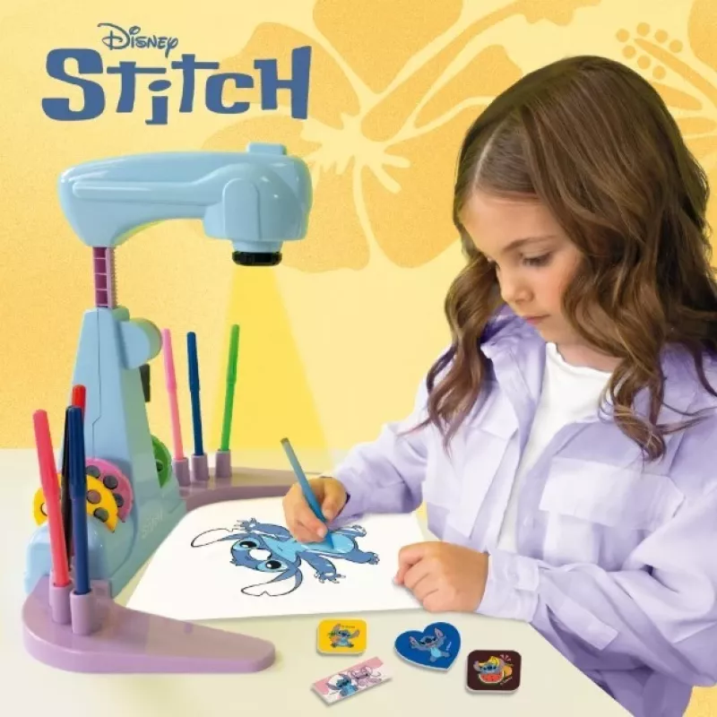 Stitch projektora zīmēšanas skolas komplekts